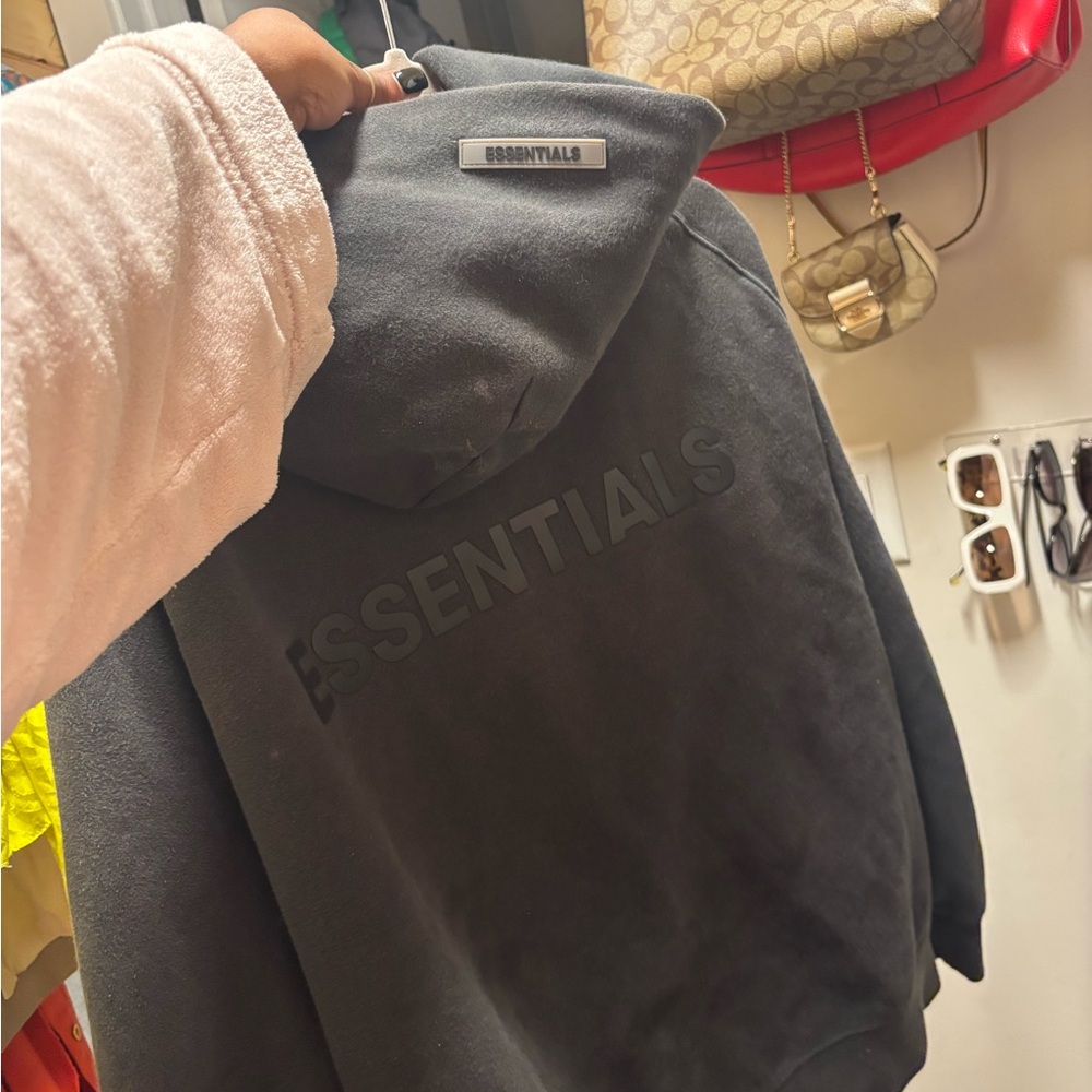 Essentials Charcoal Hoodie